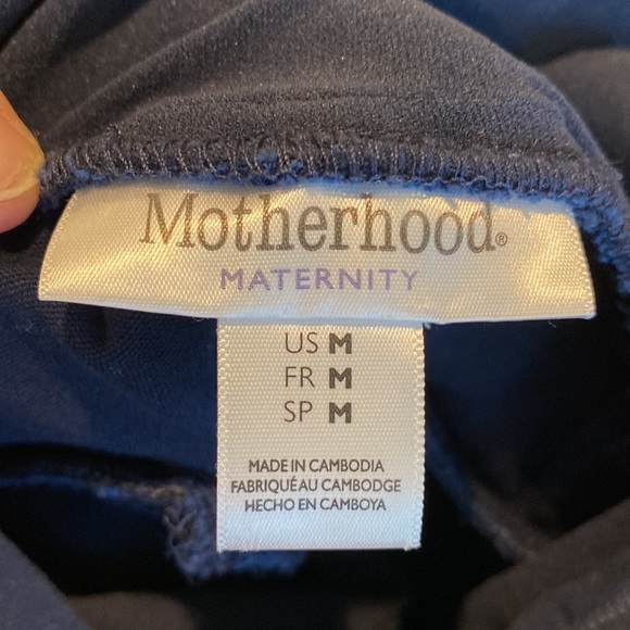 Bundle! - MOTHERHOOD MATERNITY Pants, bundle of 2, Size M, Blue and Black - Picture 5 of 7
